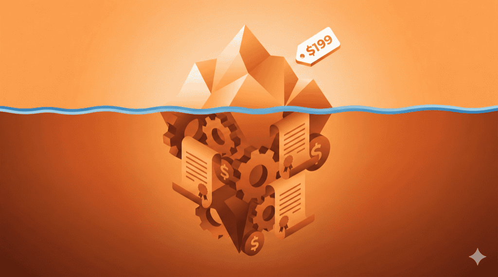 BrowserStack pricing breakdown showing parallel session costs and hidden fees