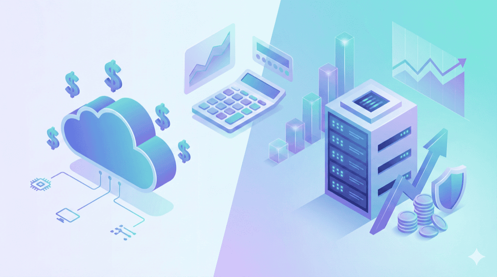 Cost comparison chart showing build vs buy for device testing