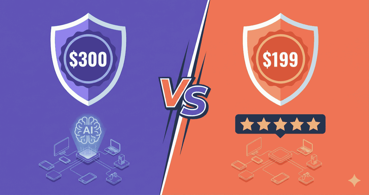 Perfecto vs BrowserStack comparison chart showing pricing and features