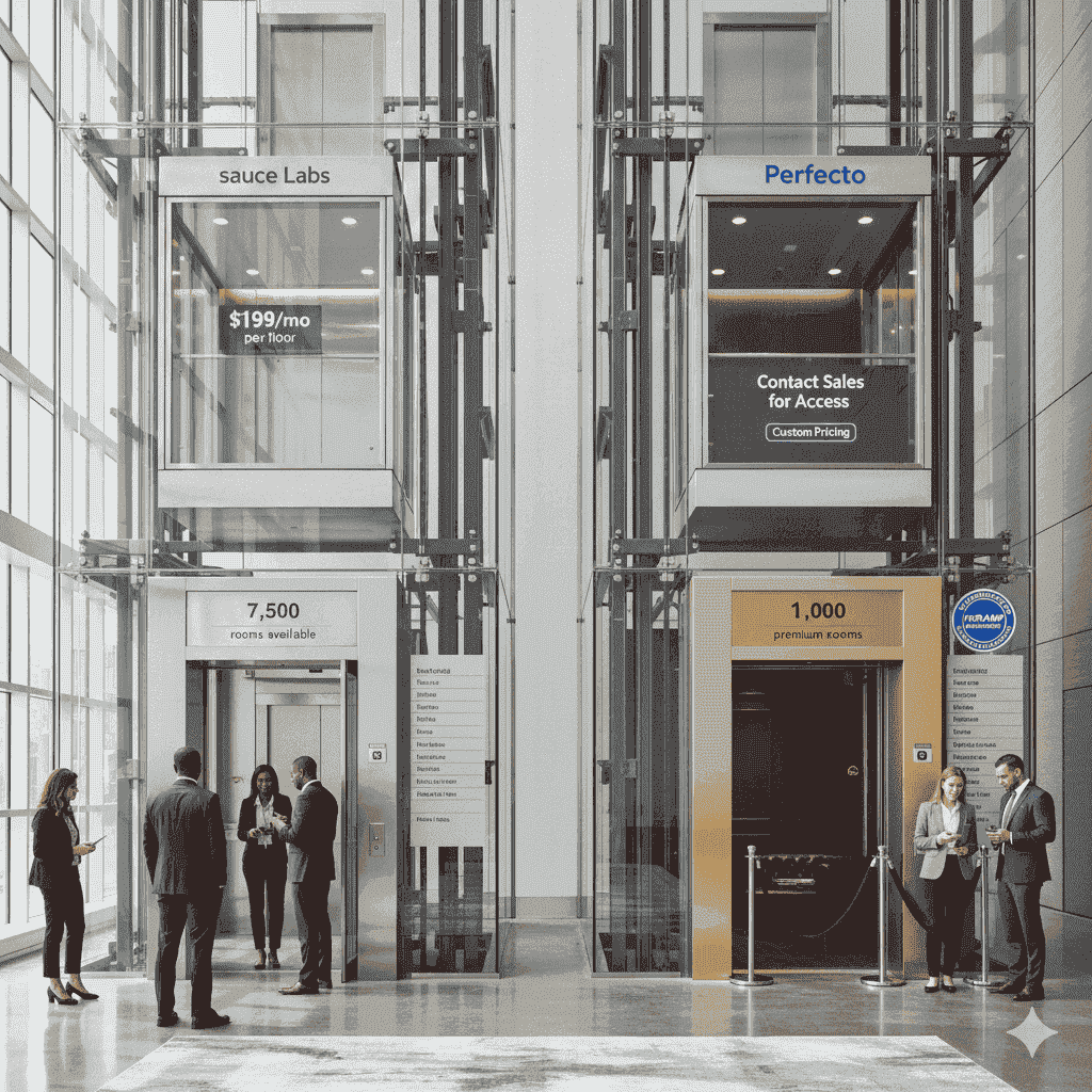 Sauce Labs vs Perfecto enterprise comparison